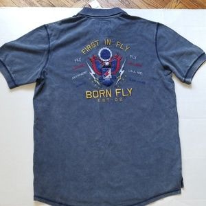 BORN FLY Polo Shirt RN138140 sz XL NWT MSRP $ 52